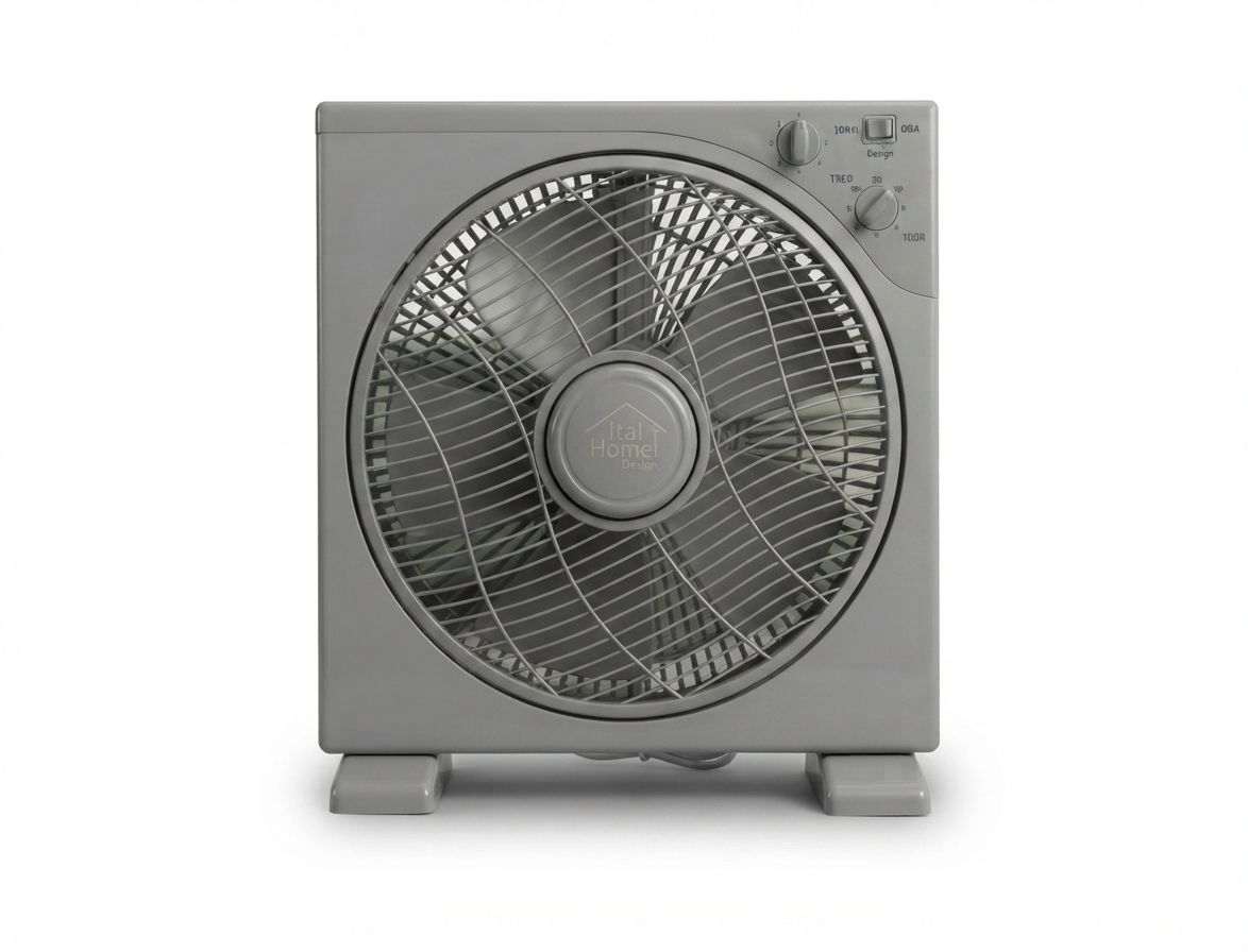 Ventilateur Électrique Box Fan 12" Italy Home Design