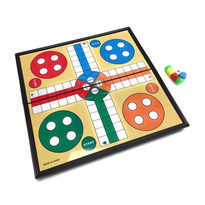 Jeu De Société De Voyage Pliable Magnétique Ludo