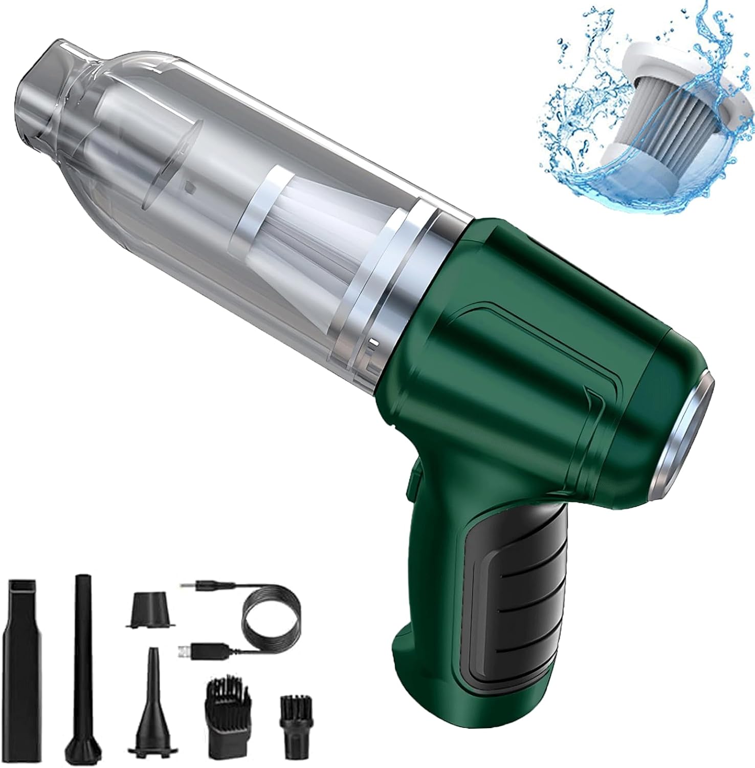 Aspirateur 2 En 1 Mini Portable Sans Fil 