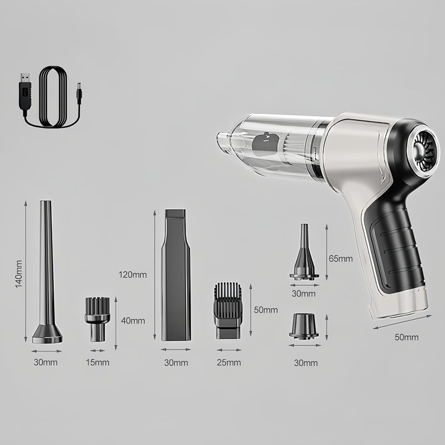 Aspirateur 2 En 1 Mini Portable Sans Fil 