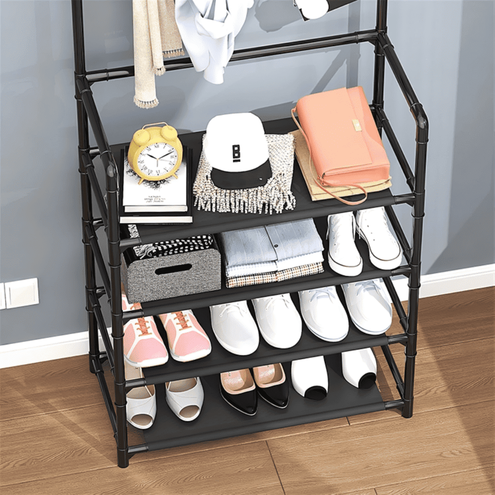 Porte-manteau Avec 7 Eageres À Chaussures - Couleur Aleatoire thumbnail 3