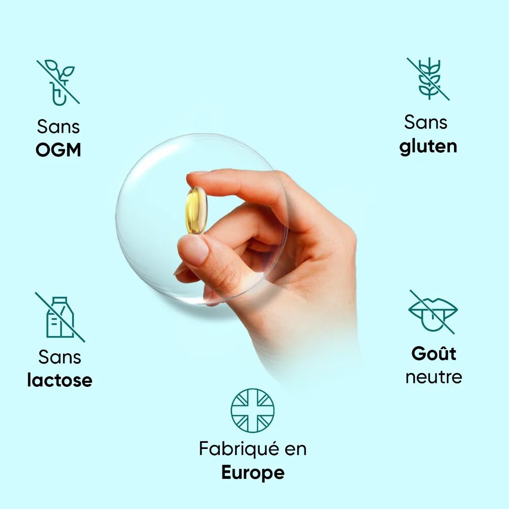 Omega 3 Huile De Poisson - 240 Softgels - 2000mg thumbnail 4