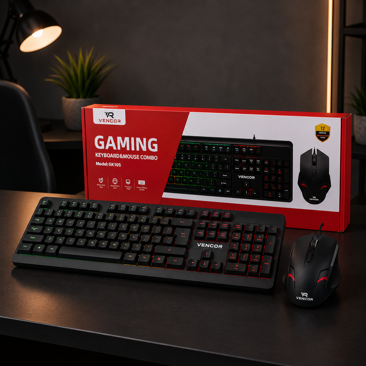 Gk105 – Clavier & Souris Gaming Haute Performance