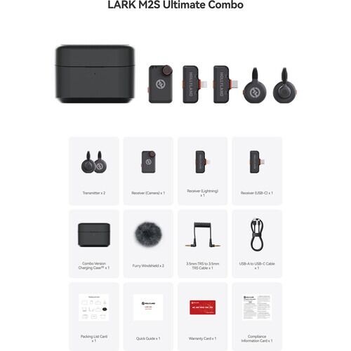 Microphone Lavalier Sans Fil 300 m ENC – Kit 2TX + 3RX Pour iPhone, Android Et Caméra