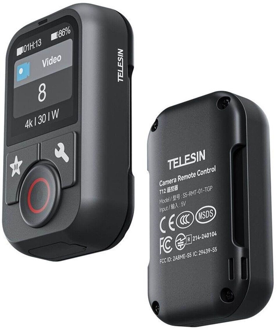 Télécommande Bluetooth S5-RMT-01-TGP pour GoPro Hero 13/12/11/10/9/8 & MAX – Écran Couleur thumbnail 5