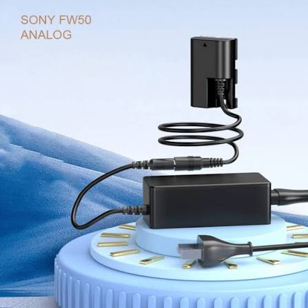 Pisen Adaptateur De Batterie Factice Np-fw50 Pour Appareils Photo Sony W Alimentation Externe +batterie Émulée