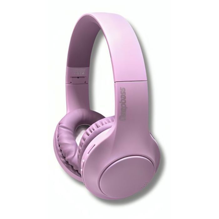 Casque Bluetooth R21 Mauve Original + Câble Auxiliaire Gratuit