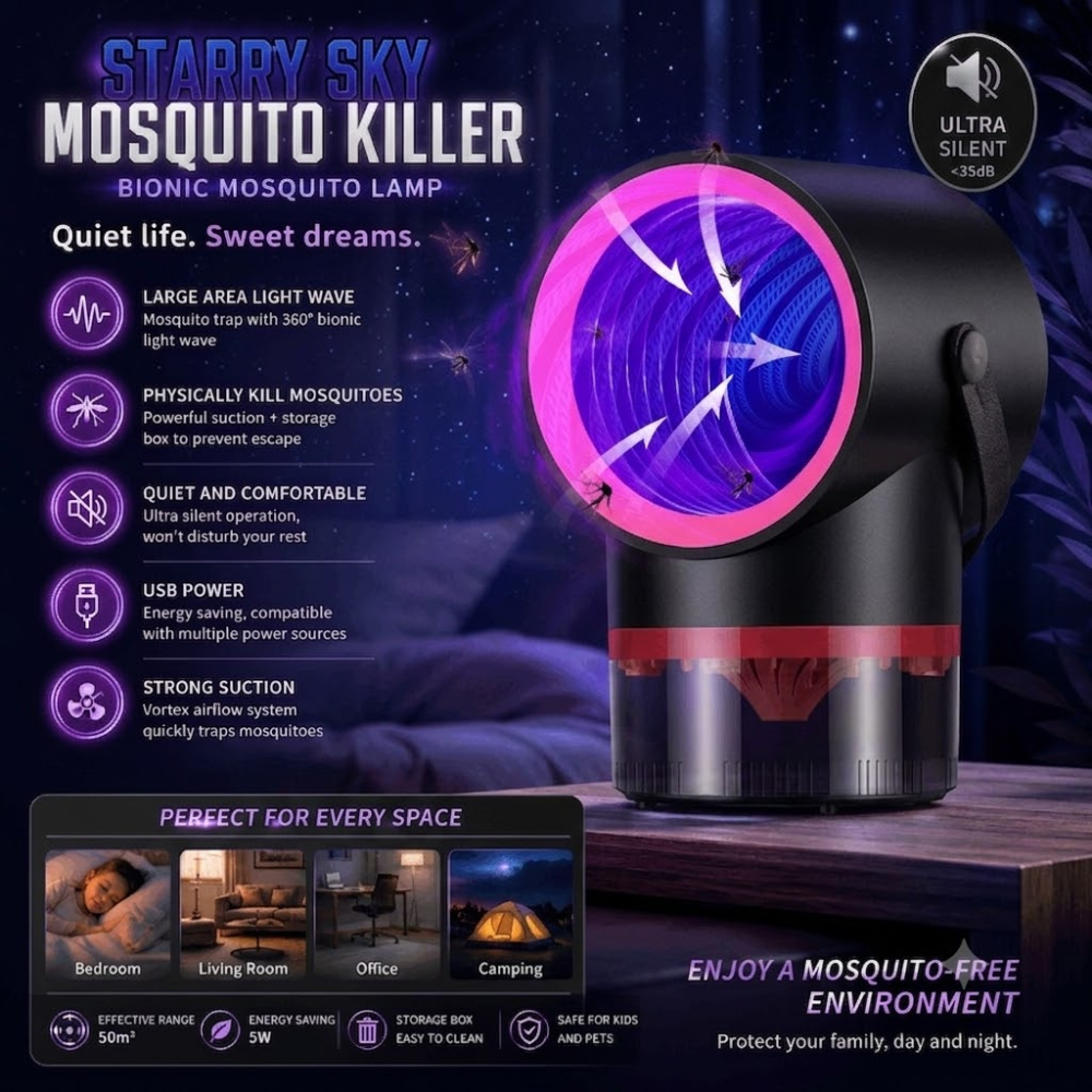 Lampe Anti-moustique Starry Sky Usb thumbnail 3
