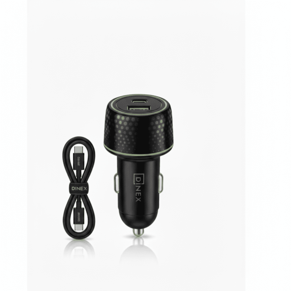 Chargeur Voiture Usb Dinex Invisible ,double Port 48w, Design Discret