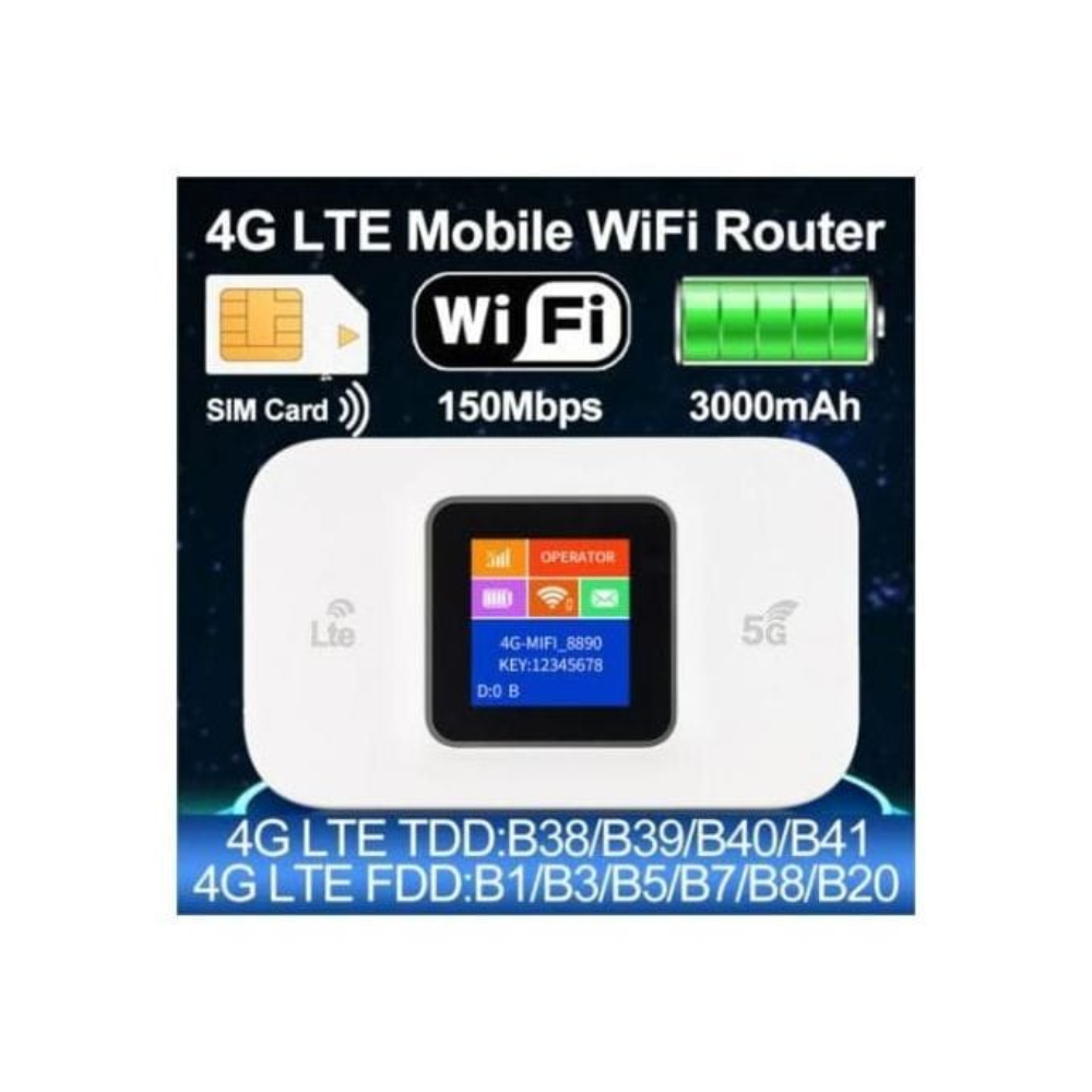 Routeur Wifi 4g  – Point D’accès Portable Sans Fil 