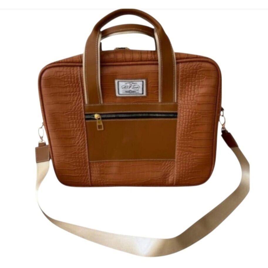 Cartable en Croco Pu