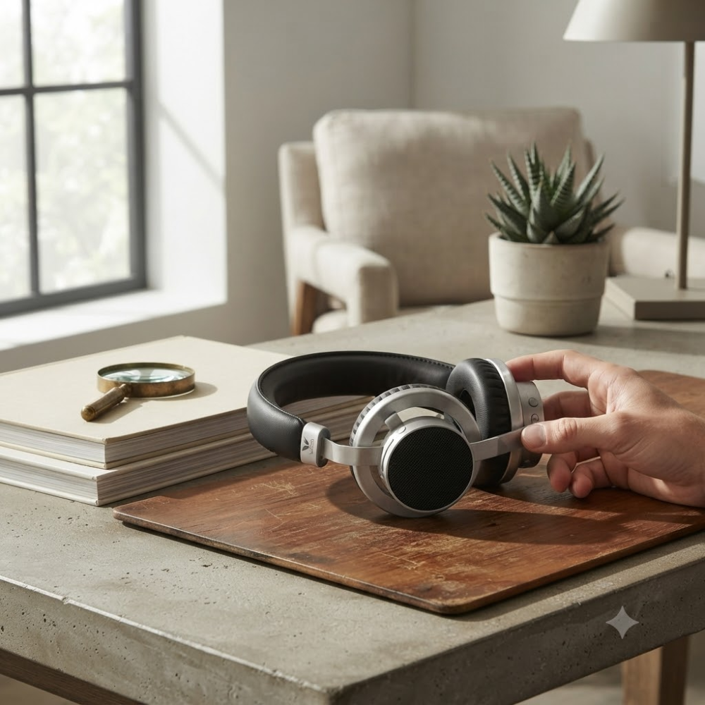 Casque Bluetooth Velano V-0001 – Bluetooth 5.3 – Hi-res Audio – Réduction Active Du Bruit (anc)