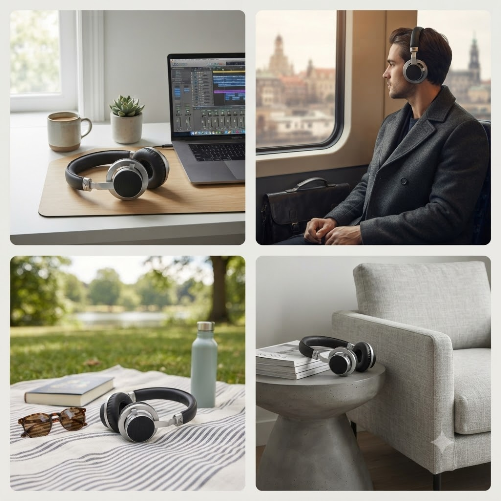 Casque Bluetooth Velano V-0001 – Bluetooth 5.3 – Hi-res Audio – Réduction Active Du Bruit (anc) thumbnail 3