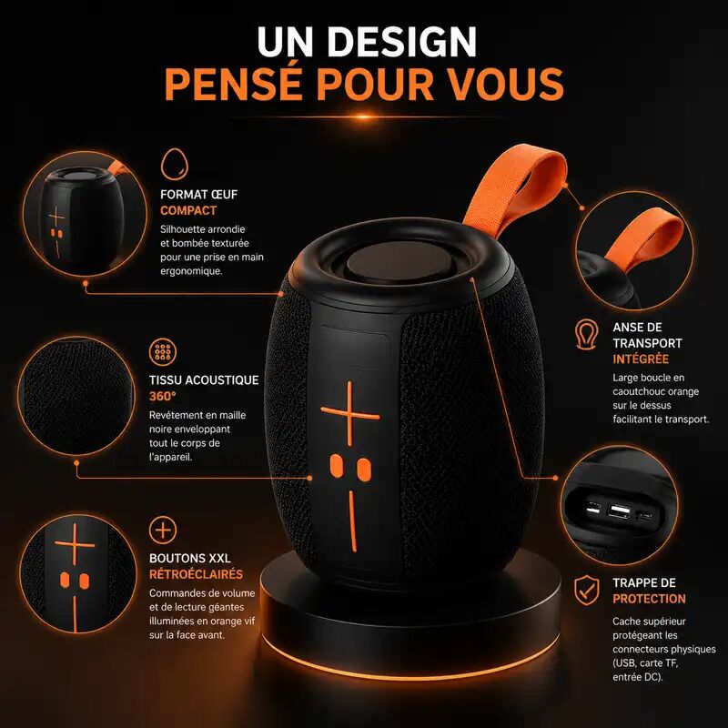 Enceinte Bluetooth Portable 5.3 Tws Rgb-box-20