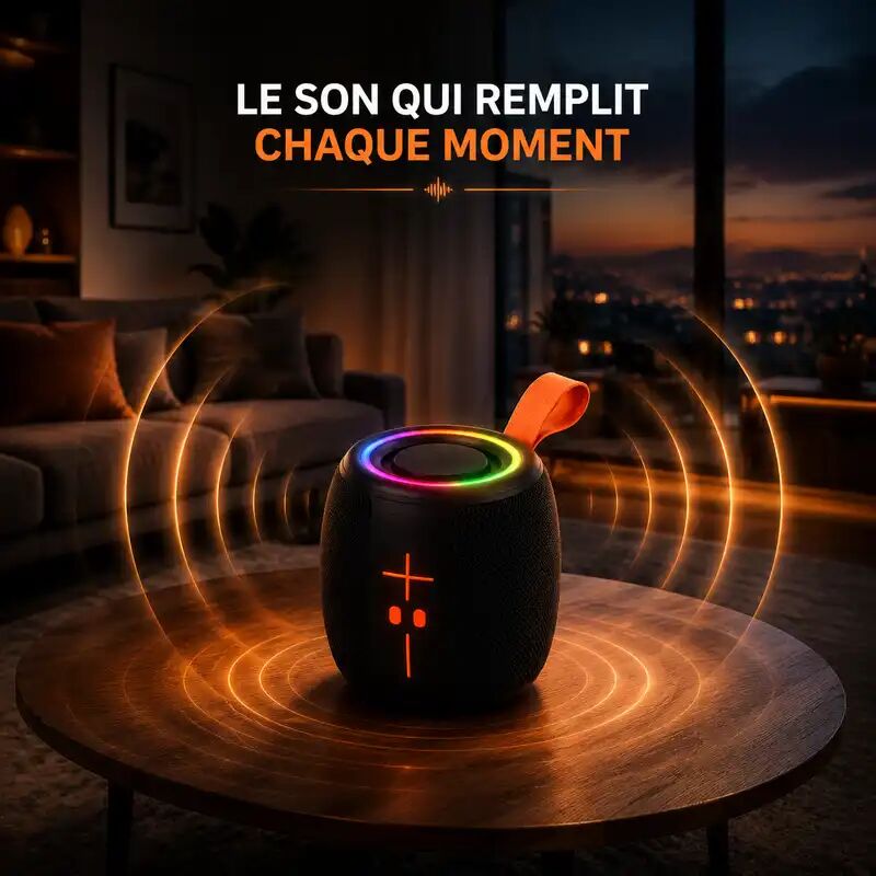 Enceinte Bluetooth Portable 5.3 Tws Rgb-box-20 thumbnail 3
