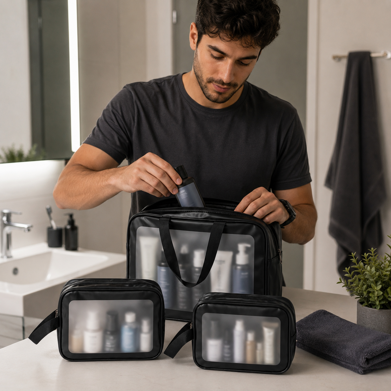 Ensemble De Sacs De Toilette thumbnail 4
