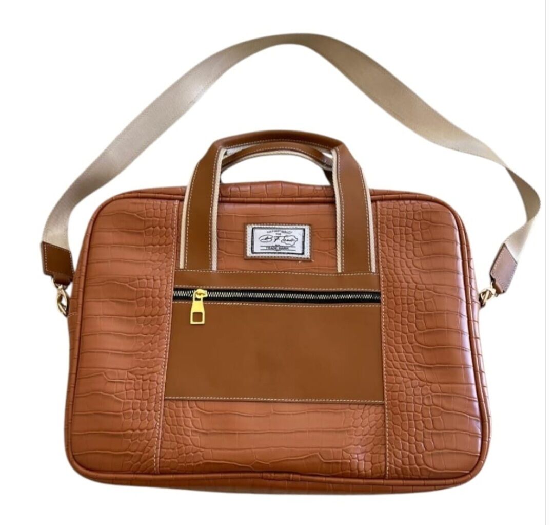 Cartable en Croco Pu