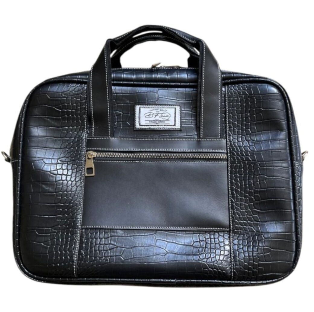 Cartable En Croco Pu 
