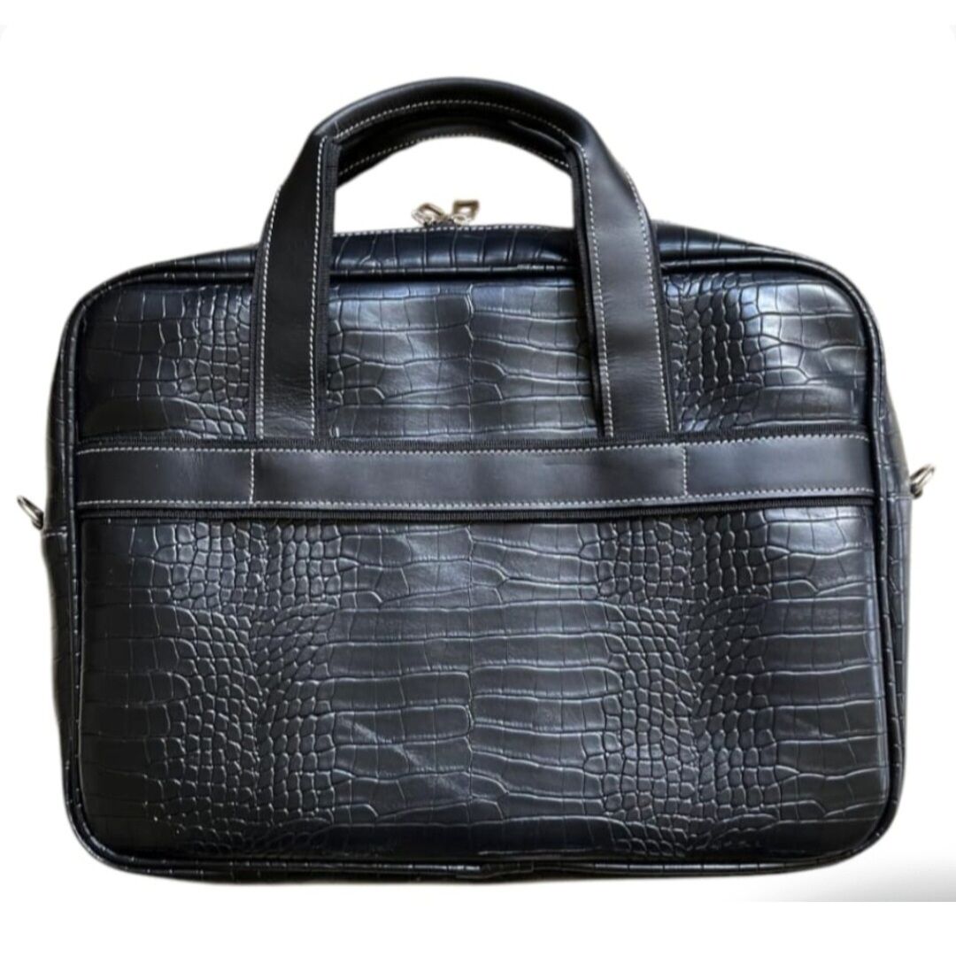 Cartable En Croco Pu 