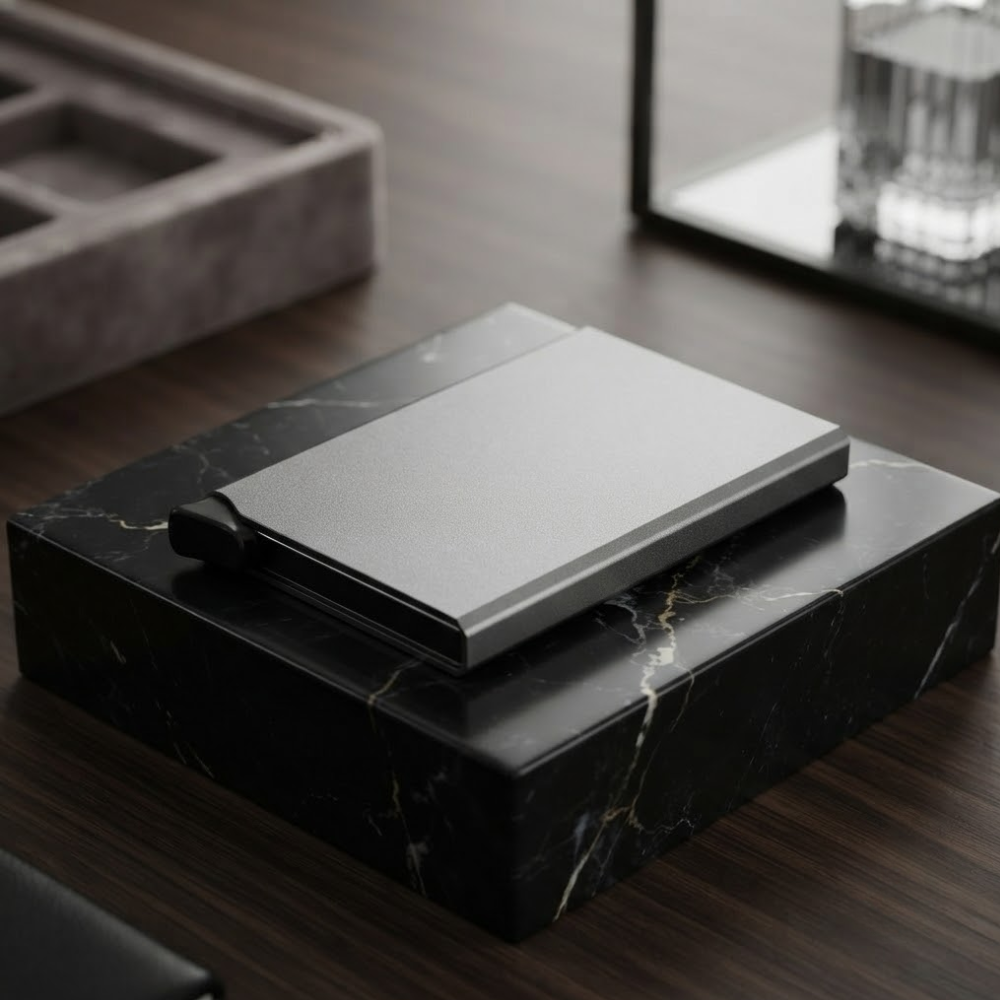 Porte-cartes Rfid – Portefeuille Compact - Couleur Et Designe Aléatoire thumbnail 1