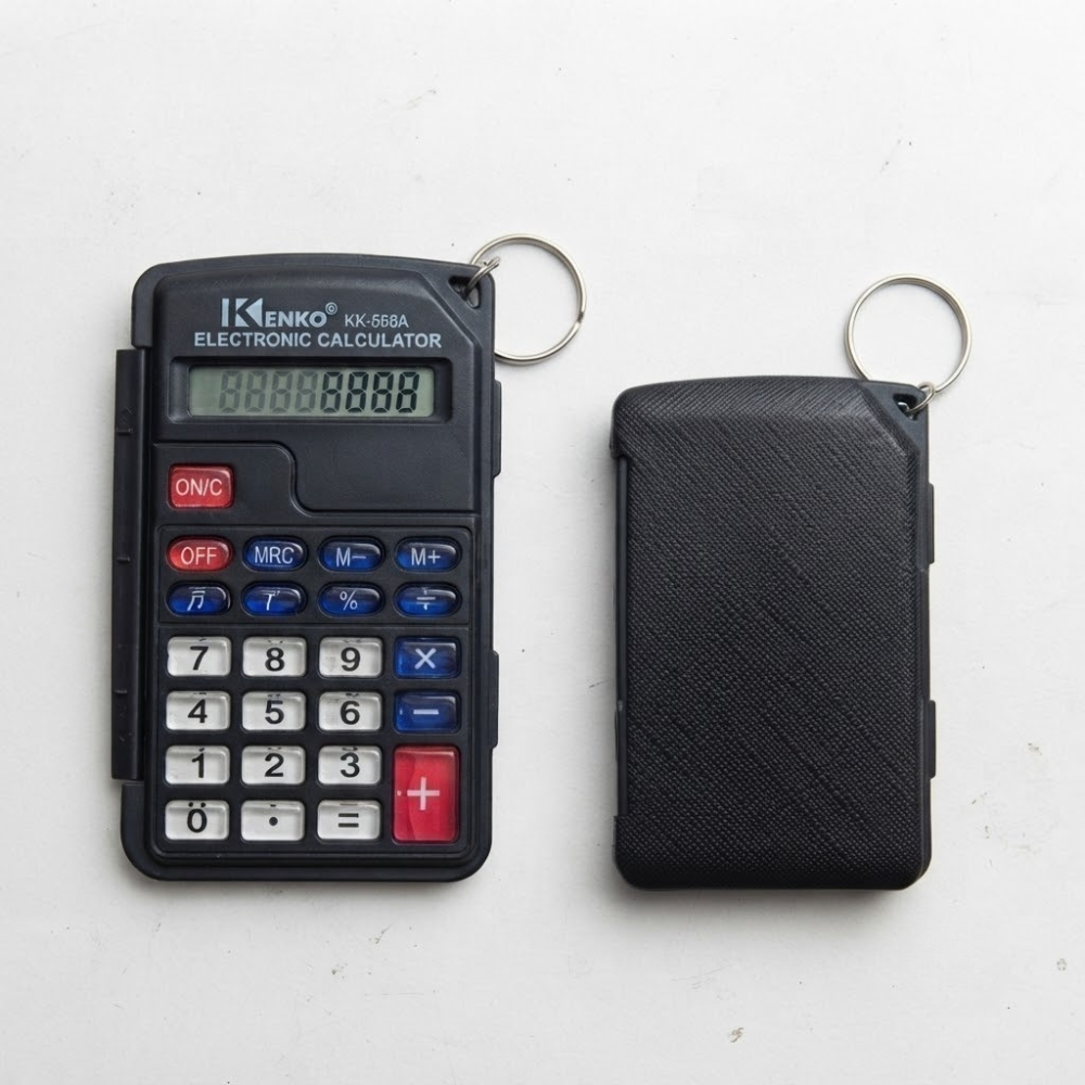 Mini Calculatrice De Poche Kk-568a Avec Porte-clés 