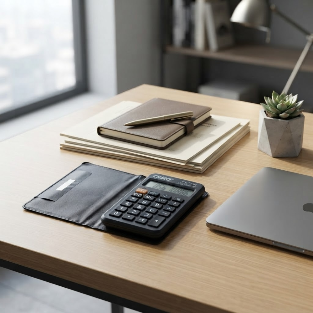 Calculatrice De Bureau Ct-210n Avec Étui De Protection