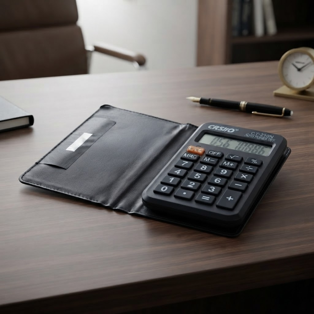 Calculatrice De Bureau Ct-210n Avec Étui De Protection thumbnail 3
