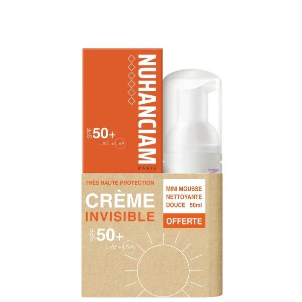 Pack Crème Solaire Invisible Spf 50+ & Mini-mousse Offerte