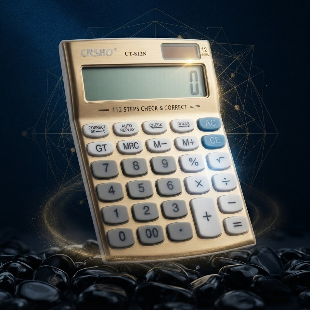 Calculatrice De Bureau Professionnelle – Grand Écran Lcd 