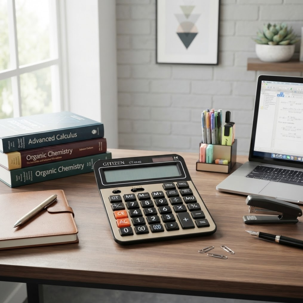 Calculatrice De Bureau Professionnelle Ct-8840c – Grand Écran Lcd  thumbnail 3