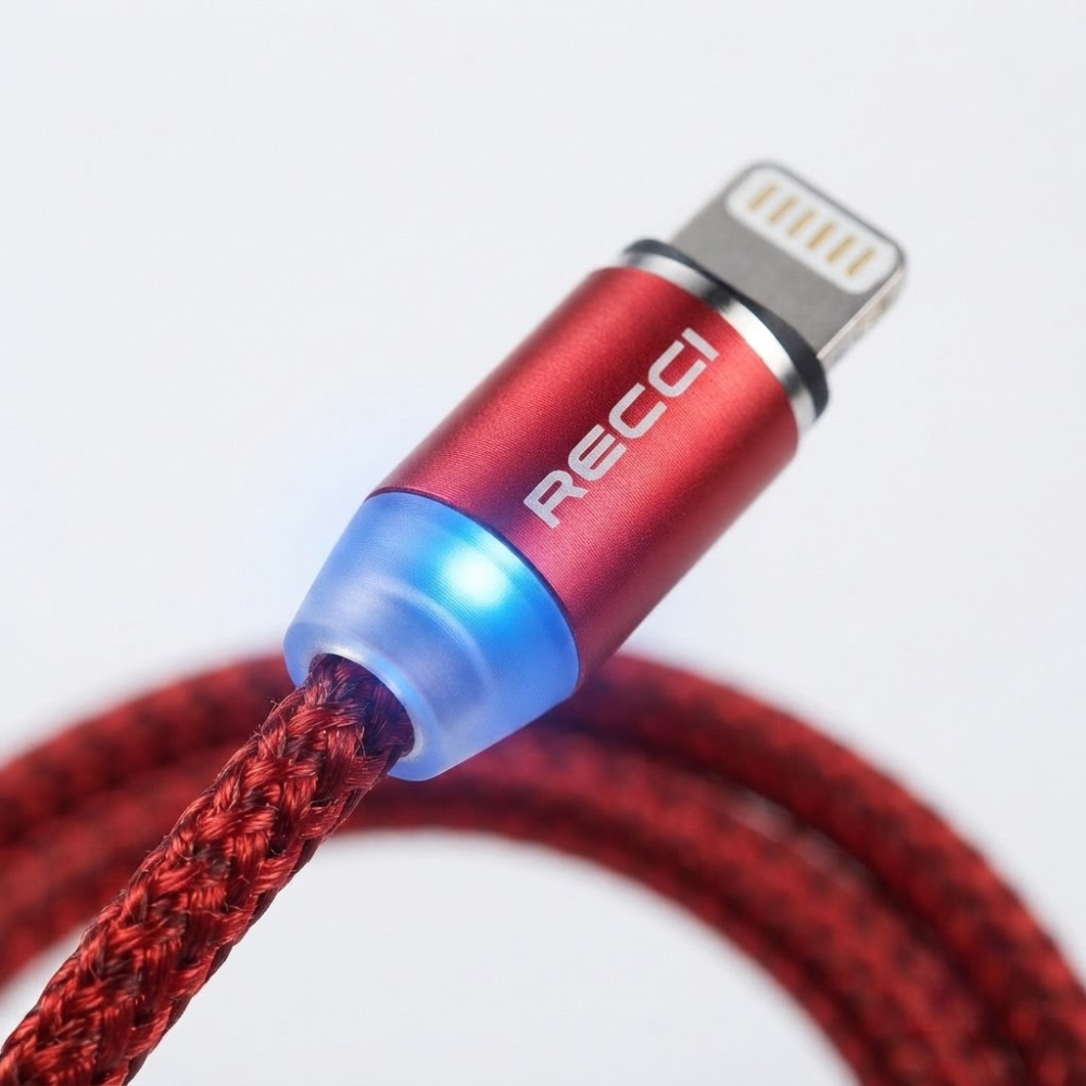 Cable Usb-a Vers Lightning Magnétique - Couleur Et Design Aleatoire thumbnail 3