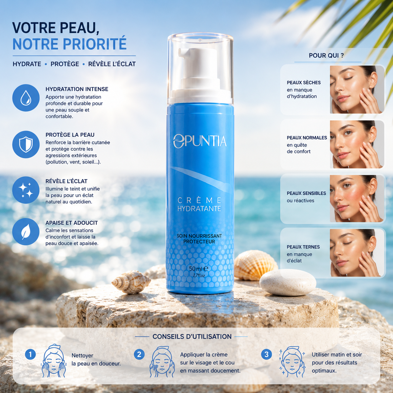 Soin Quotidien Hydratant Pour Tous Les Types De Peau thumbnail 2