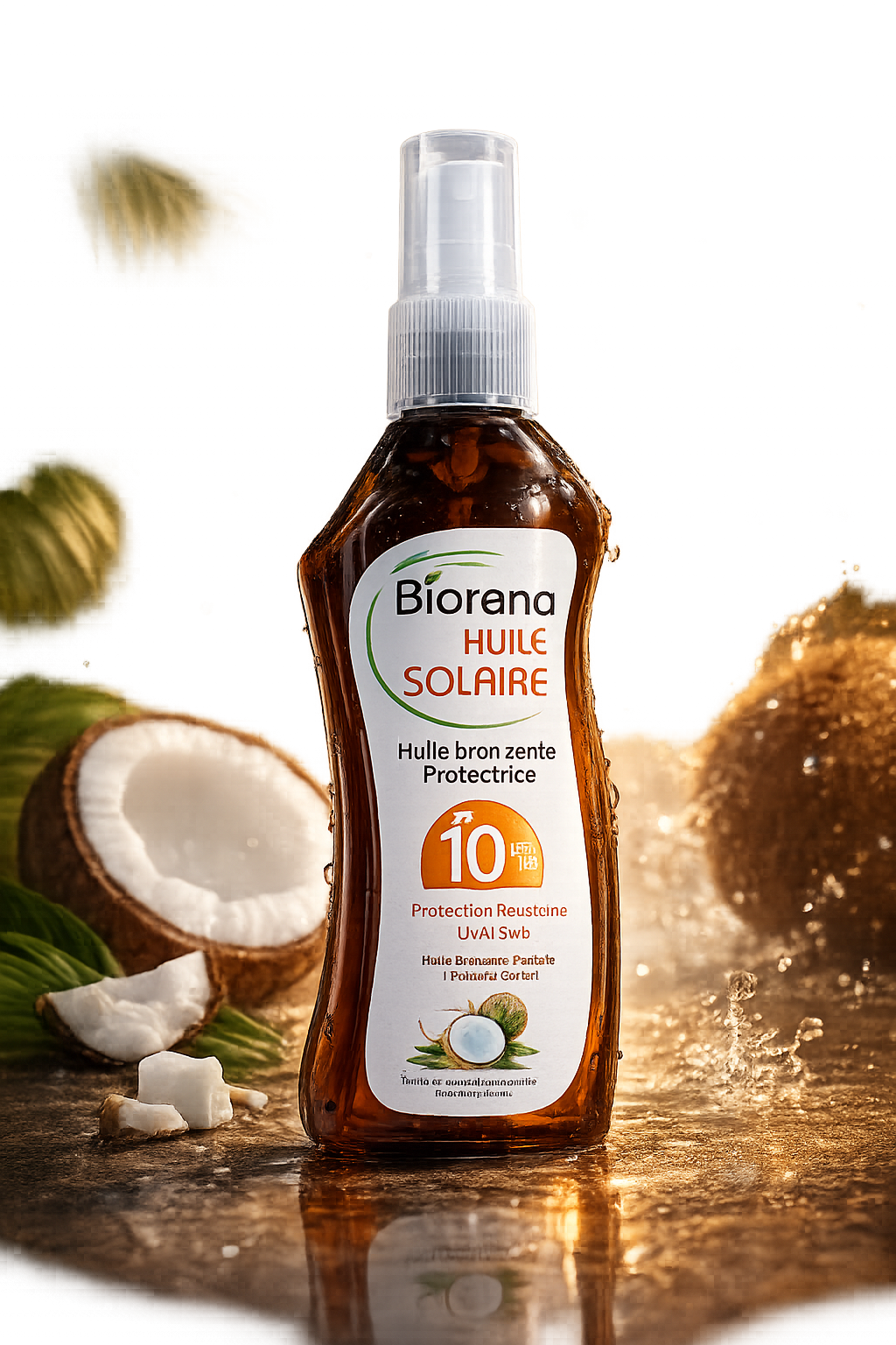 Huile Solaire Bronzante Spf 10 – Protection Uva/uvb & Hydratation