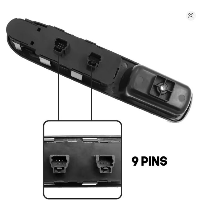 Interrupteur Commande Lève-vitre Électrique 6554kt 6554qc Pour Peugeot 207 Et 307