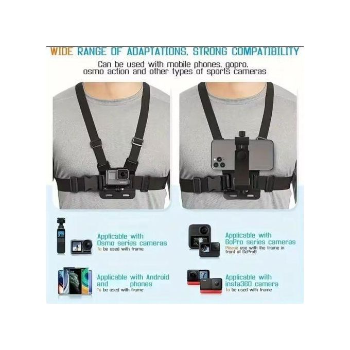 Support Poitrine Gopro / Chest Mount Camera Holder