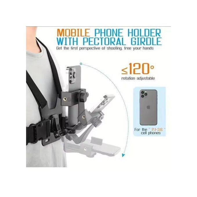 Support Poitrine Gopro / Chest Mount Camera Holder thumbnail 3