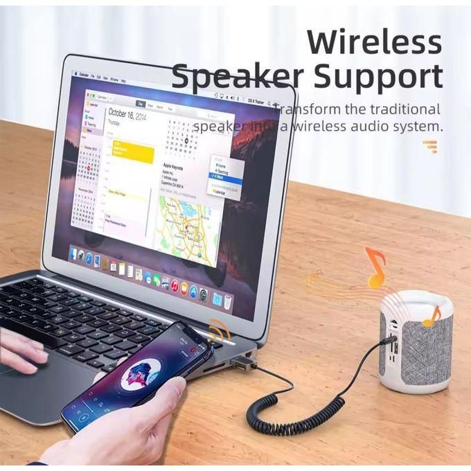 Adaptateur Usb, Câble D'ongle Pour Voiture, Jack 3.5mm, Récepteur De Musique  thumbnail 3