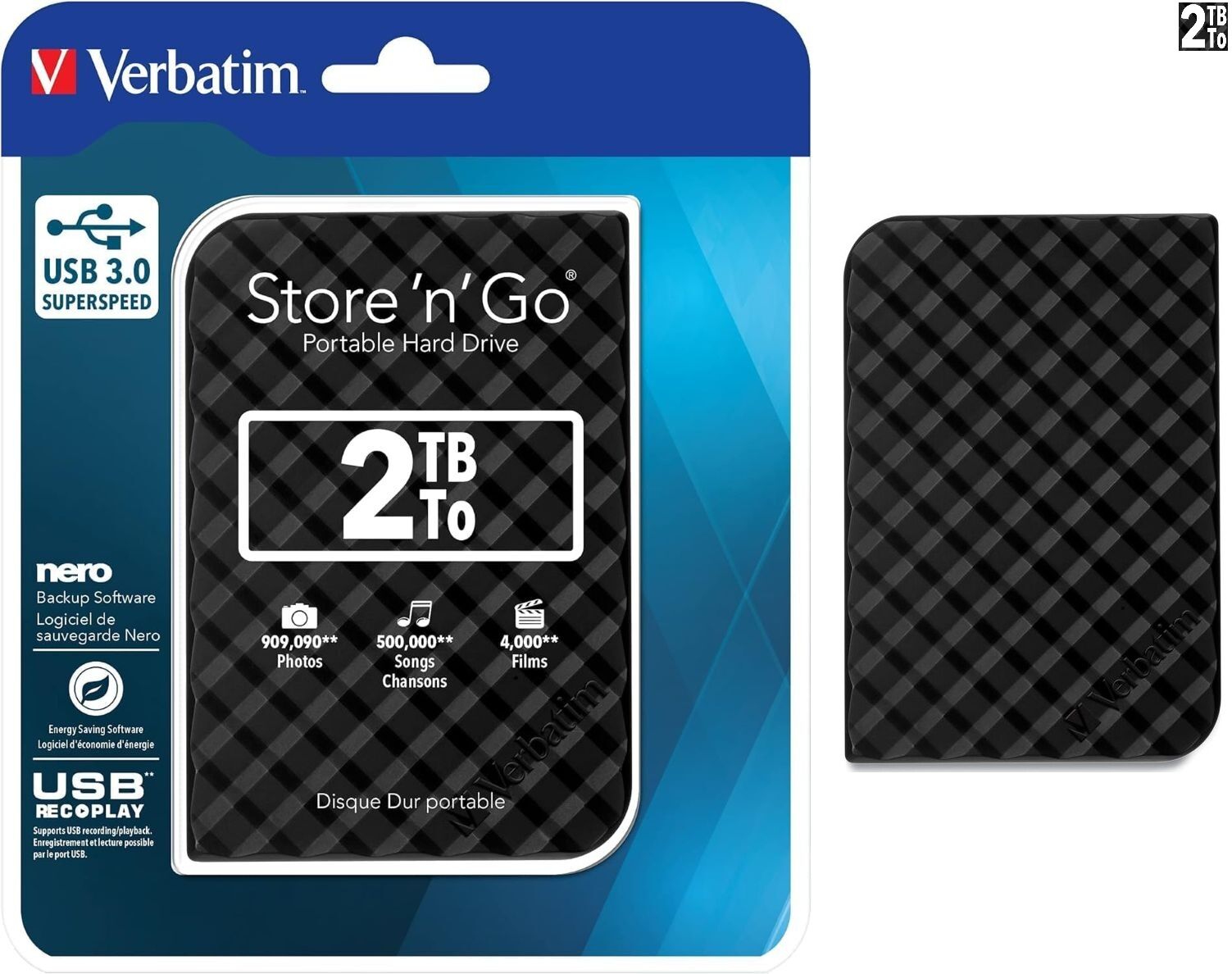 Disque Dur Externe Portable 2to/tb Hdd Usb 3.0 Téléchargement Rapide thumbnail 3