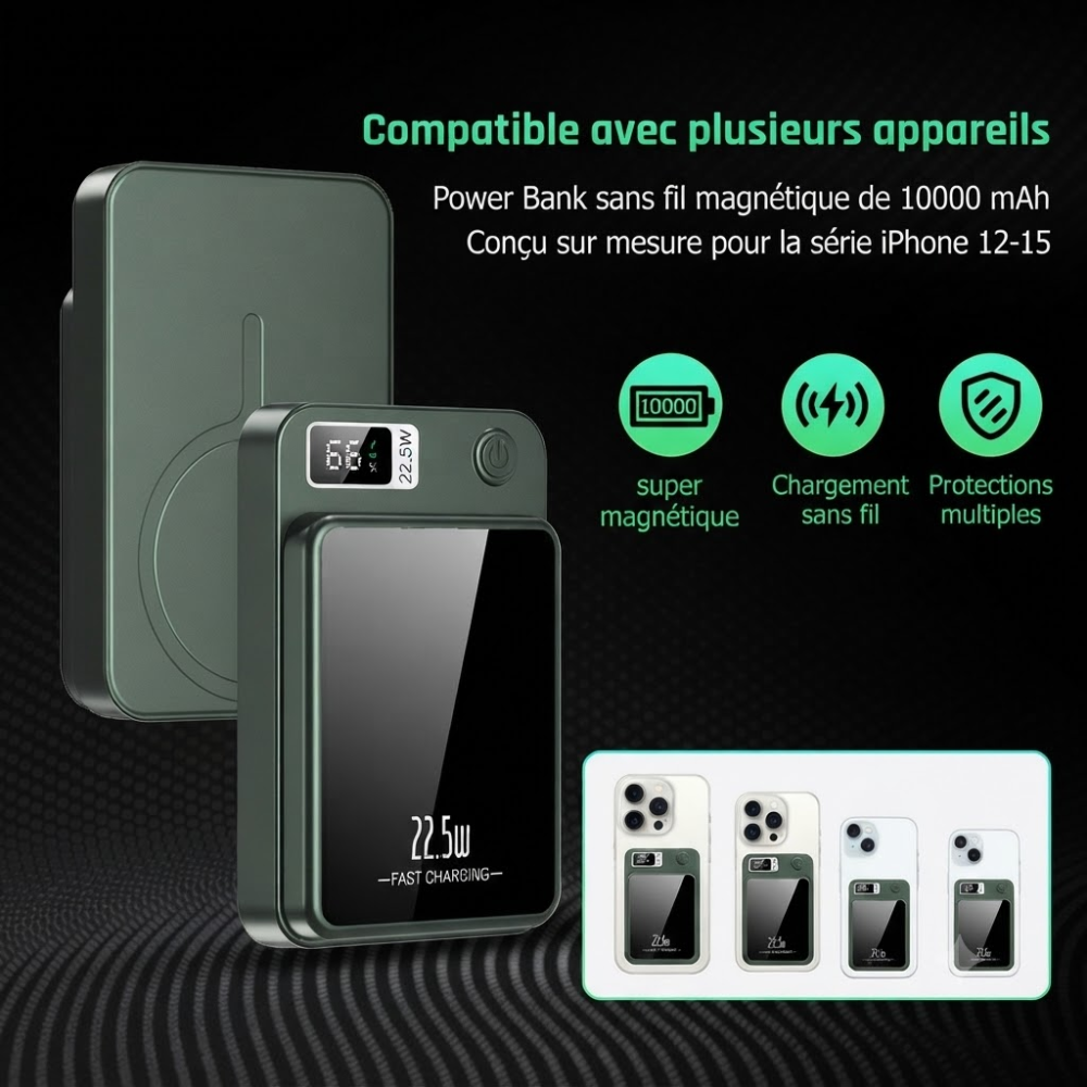 Magnetic Power Bank Facephone Asy-460 thumbnail 4