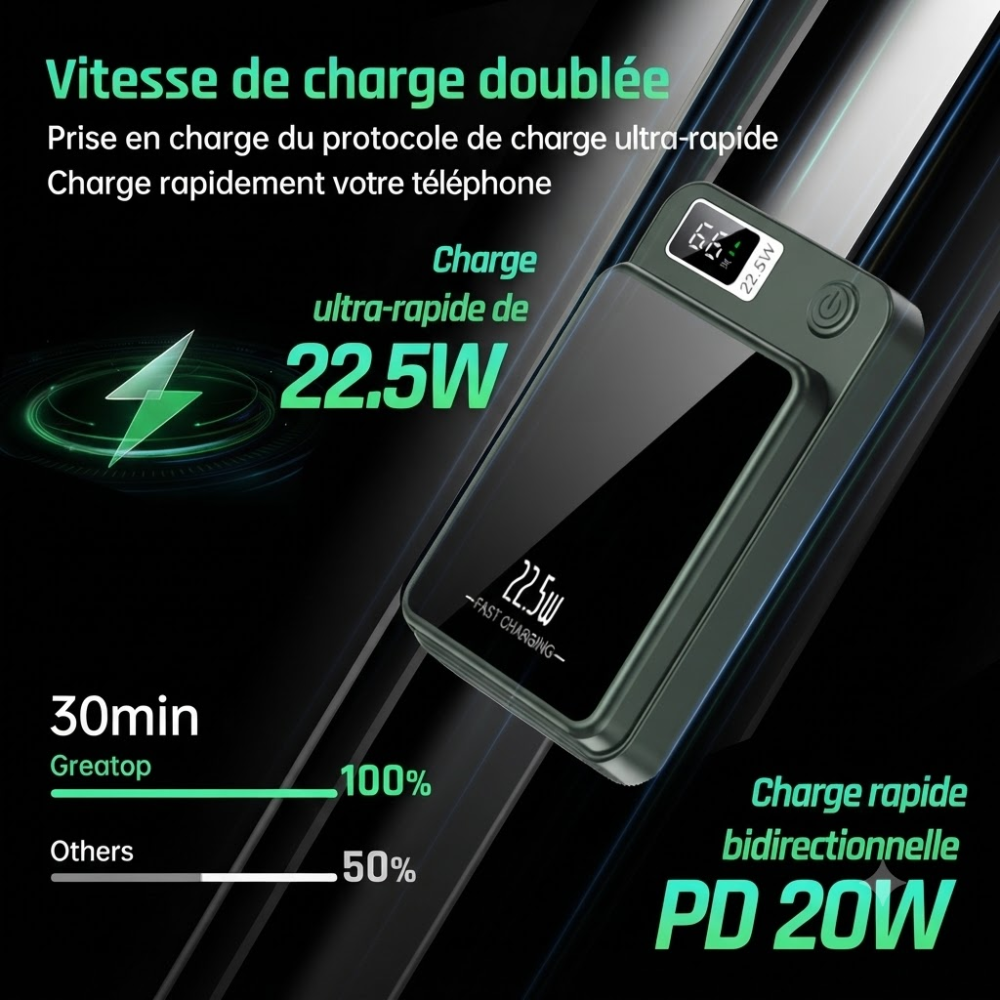 Magnetic Power Bank Facephone Asy-460 thumbnail 5