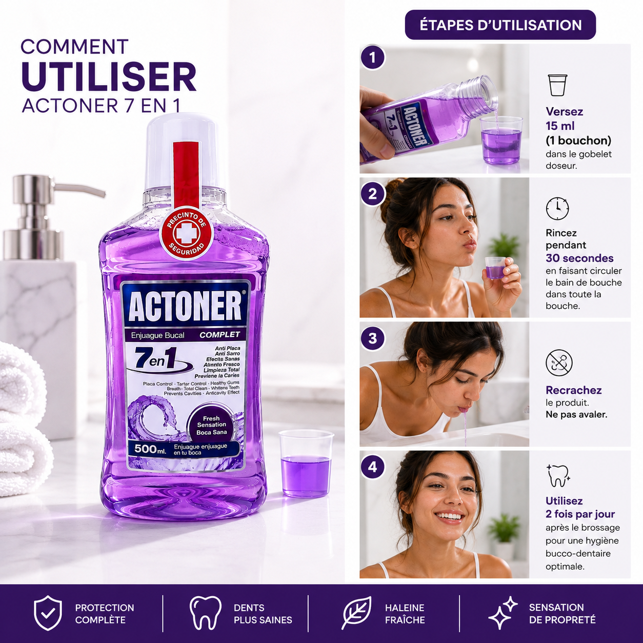 Soin Buccal Multi-action Pour Des Dents Et Gencives En Bonne Santé thumbnail 3