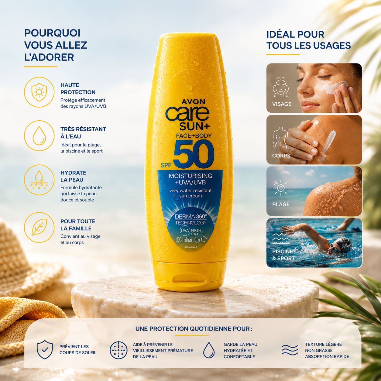 Protection Solaire Visage & Corps Spf 50 thumbnail 3