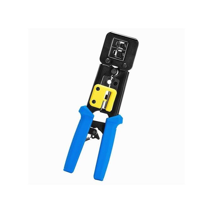 Pince Réseau Rj45, Passage De Câble Dans La Sertisseuse