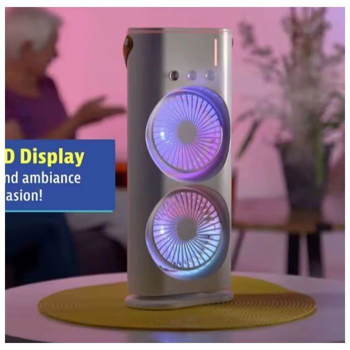 Ventilateur De Climatiseur Portable Petit Refroidisseur Dair Évaporatif thumbnail 3