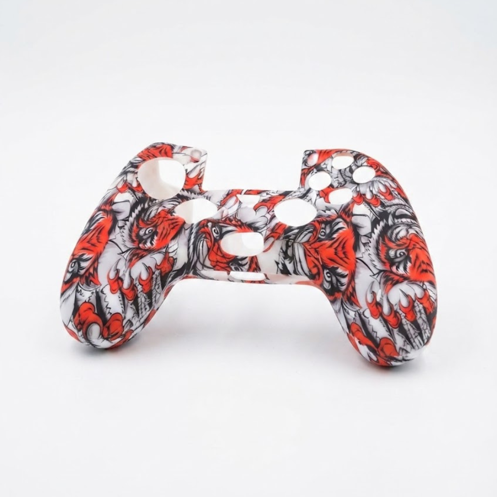 Coque De Protection Silicone Pour Manette Ps4 – Design Aléatoire thumbnail 7