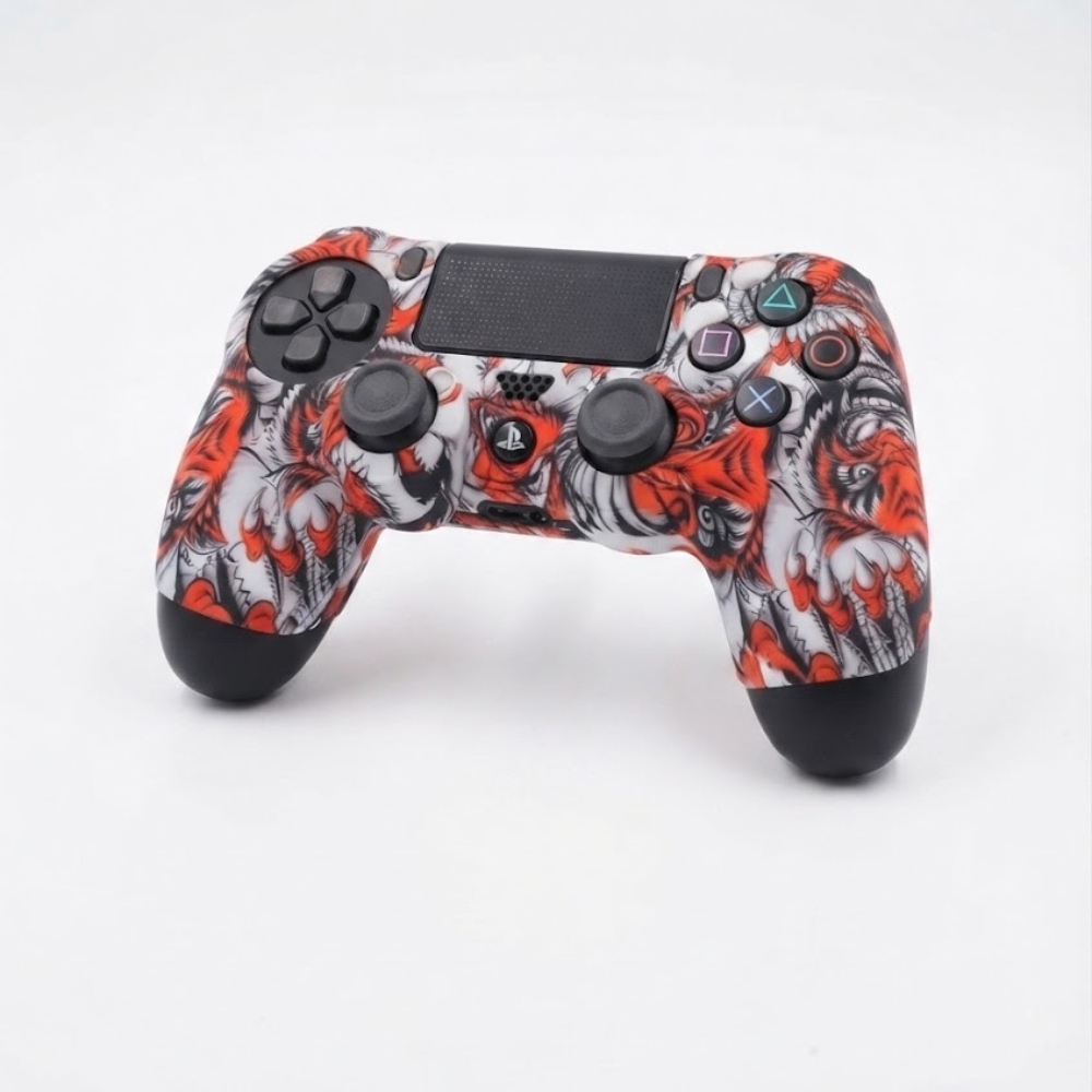 Coque De Protection Silicone Pour Manette Ps4 – Design Aléatoire thumbnail 8