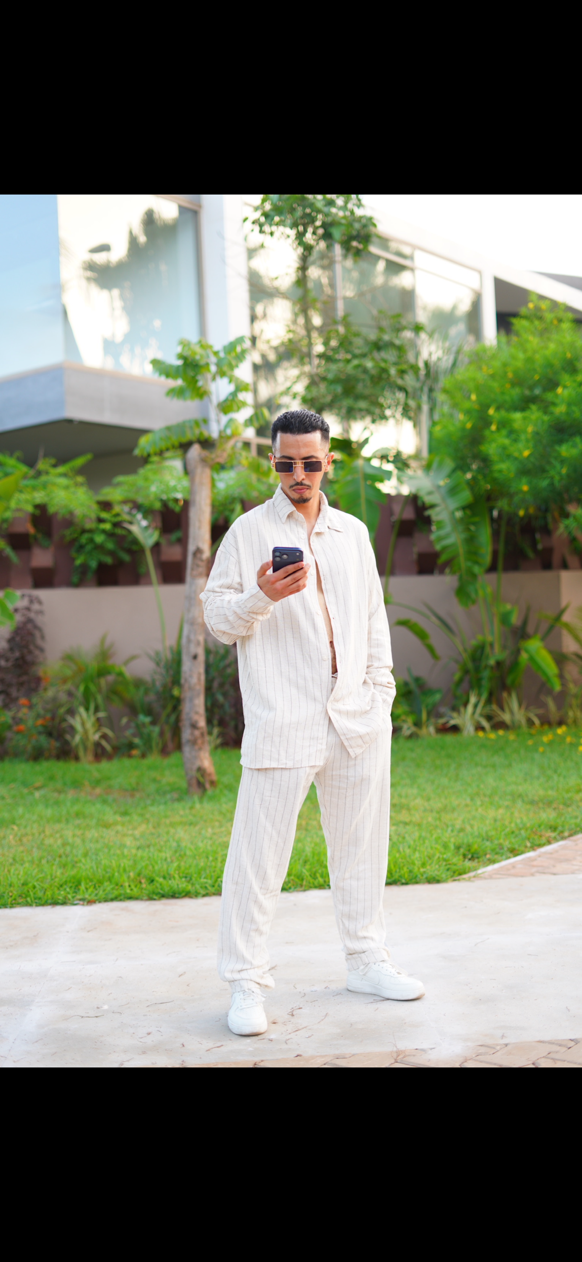 Ensemble Le Lin : Chemise Avec Manches Longues + Pantalon