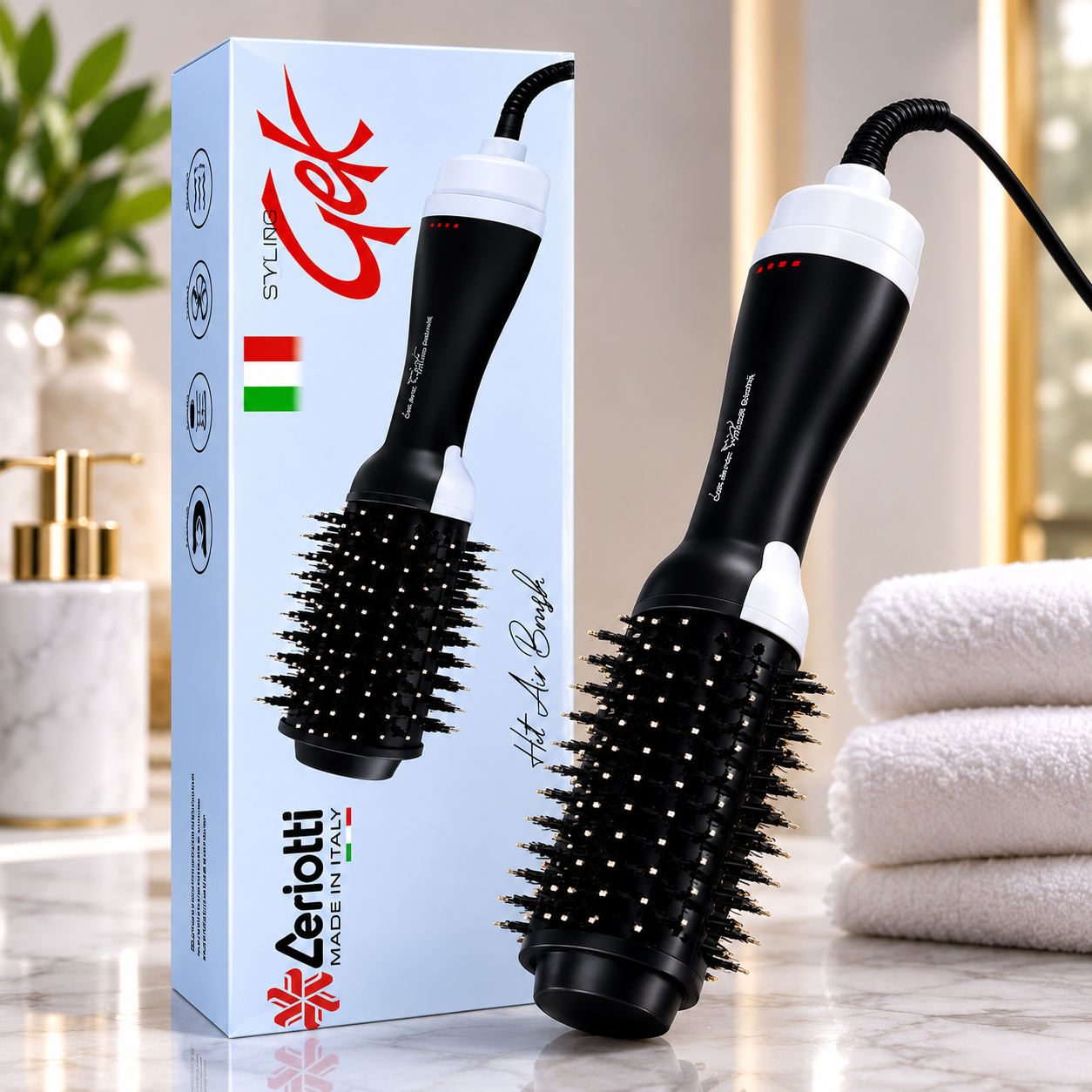 Brosse Coiffante Électrique – Séchage Et Mise En Forme En Un Seul Geste