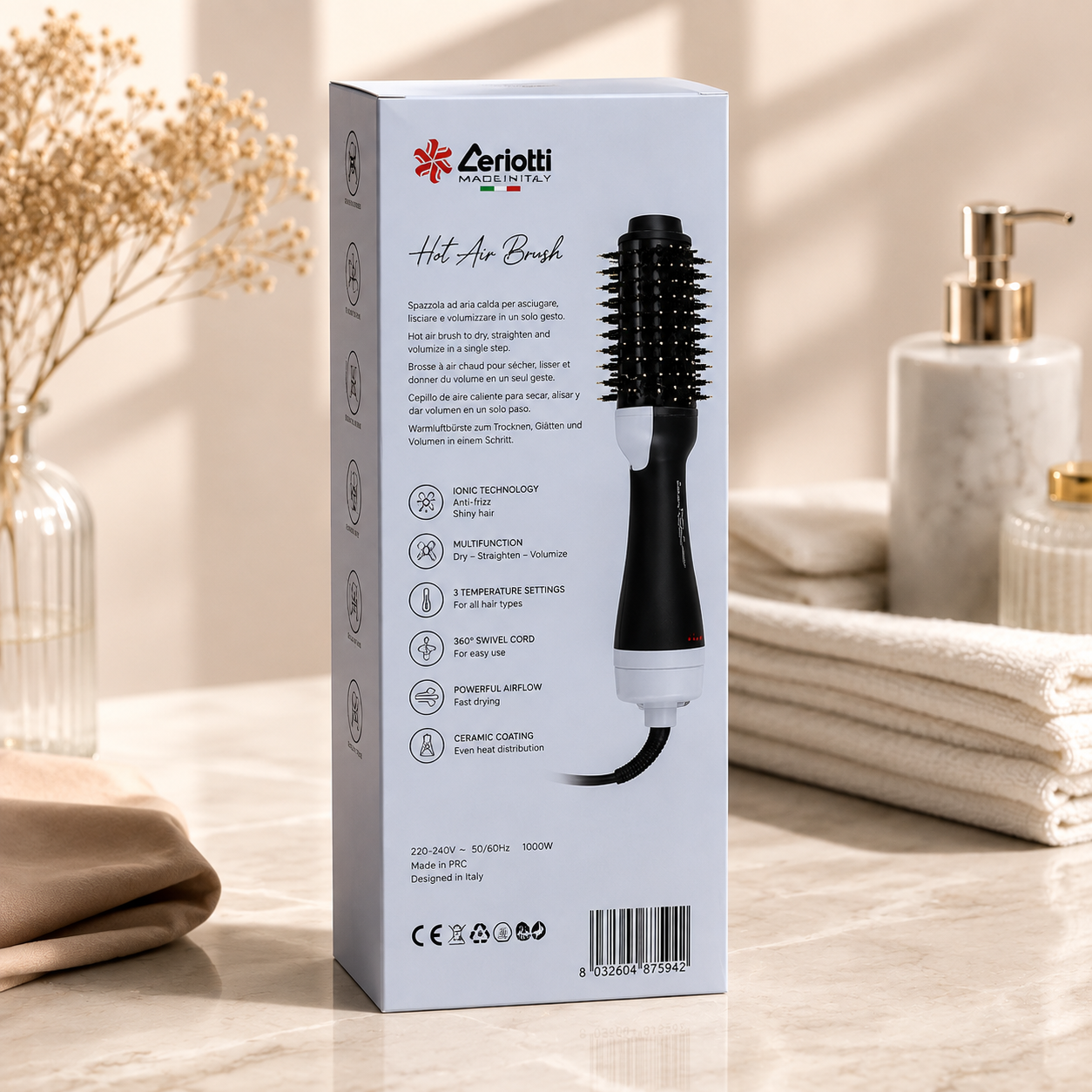 Brosse Coiffante Électrique – Séchage Et Mise En Forme En Un Seul Geste