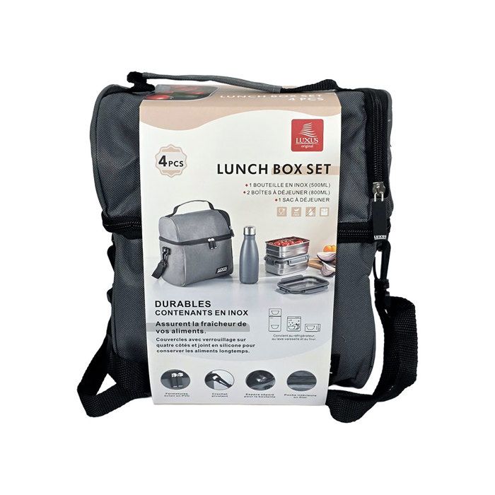 Lunch Box - Isotherme - 4 Pièces - Inox thumbnail 4